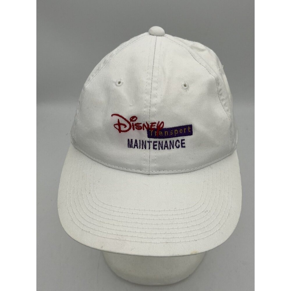 Vintage Disney Transport Maintenance Cast Member Hat Cap Bus Monorail